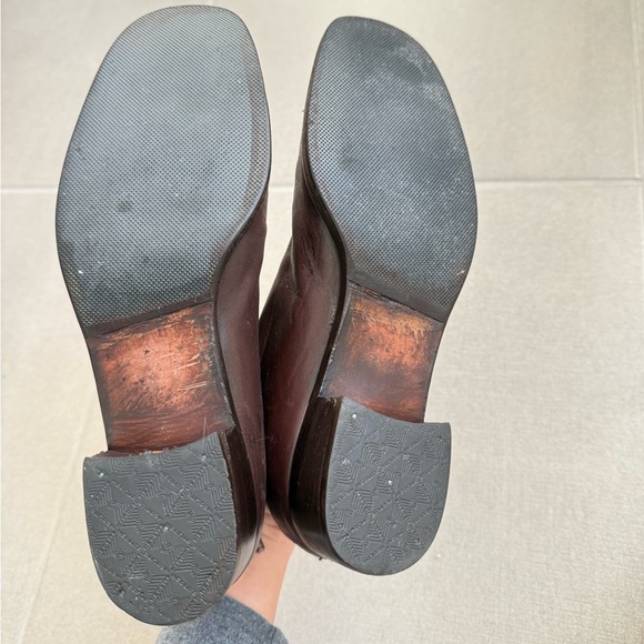 Vintage Cole Haan Ankle Bootie Size 8 1/2 Dark Brown Leather VGUC Made in Italy - Picture 5 of 13